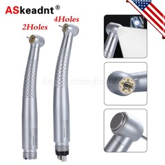 2/4Hole Dental LED E-generator Handpiece 5*Light Bulb High Optical Turbine Y1M
