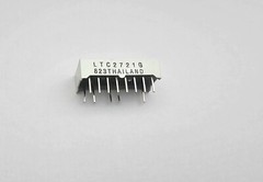 Lite-On Common Cathode 3-Digit 7-Segment Green LED Display 22 Pack