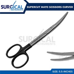 SuperCut Scissors Mayo Dissecting 5.50″ Curved Surgical Veterinary German Grade