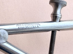 STARRETT No.277-6 Spring-Type Dividers With Round Legs- 6” Size & Capacity. USA