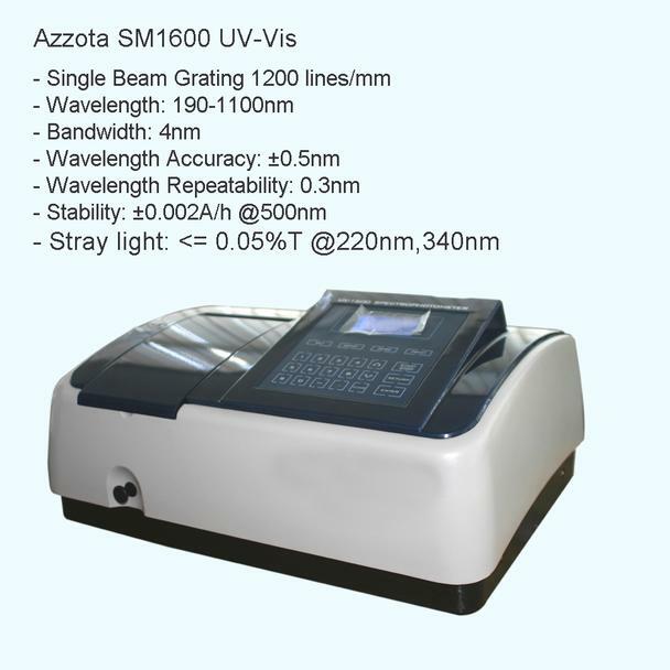 Azzota® ADVANCED UV-VIS SPECTROPHOTOMETER