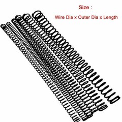 Length 400mm Compression Pressure Spring Powerful Spring Steel OD 16mm – 38mm