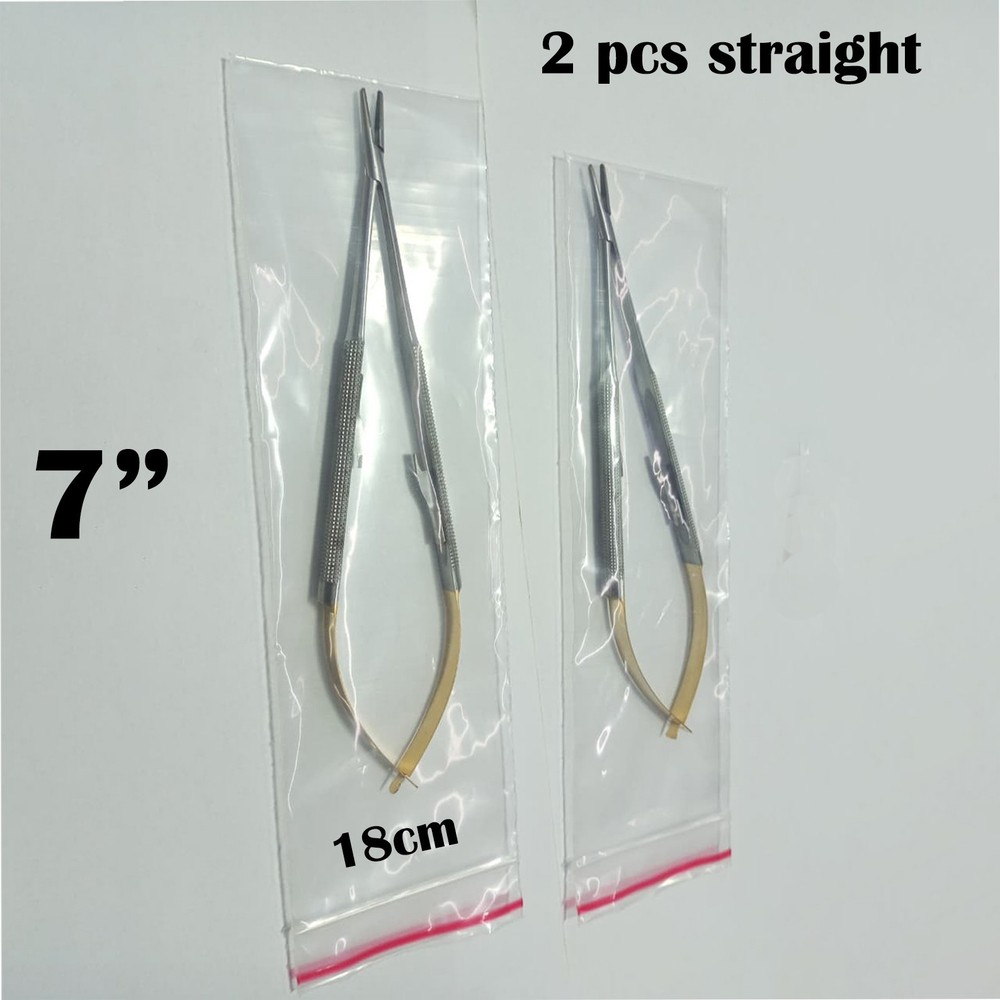 HU FRIEDY Castroviejo Needle Holder 7″ 18cm Lot of 2 Pcs NH5024SiM