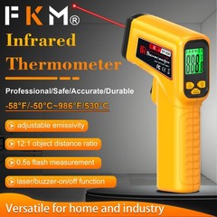 Infrared Thermometer Gun Non-Contact Laser Temperature Gun,-58°F~986°F(-50°C~…
