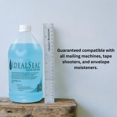 Half Gallon, 64oz Blue Sealing Solution For Pitney Bowes Neopost Hasler Postalia