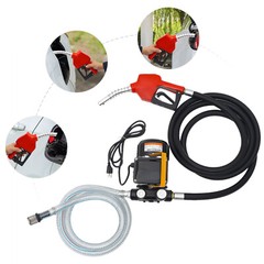 110V Electric Diesel Oil Fuel Transfer Pump Self-Priming Pume W/ Hose Nozzle Kit