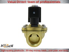 1 inch 220V-240V AC Normally Closed Brass Electric Solenoid Valve NPT