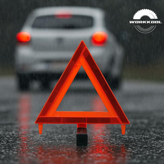 Safety Triangles DOT Approved, Standard Warning Triangles Enmergency Reflector,