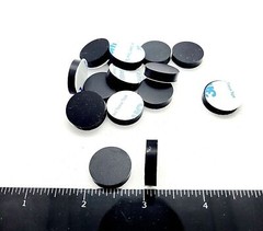 Round Stick on Rubber Feet Bumpers 3/16″ Thick x 3/4″ Round 3M Spacer Foot Pads