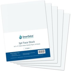 3pt Water Soluble Paper Dissolves in Water Biodegradable Letter 8.5×11″ 10 Pack