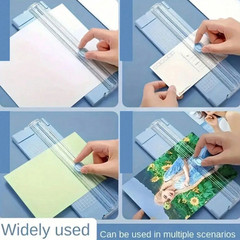 A4 Mini Paper Cutter Trimmer Slicer Portable Safe Guard Cardstock Photo Scrapboo