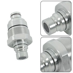 373-6967 Male Flat Face Coupler Compatible For Caterpillar 226D 262D 279D