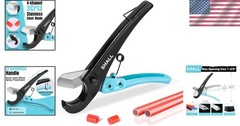 Durable Hand-Powered Tubing Cutter for PEX, PVC, and More – Lightweight Tool
