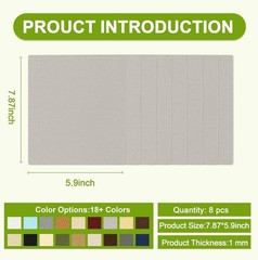 Canvas Repair Patch,Outdoor Gear Patch, 7.87×5.9 Inches 8PCS,Waterproof Self-…