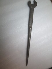 Vtg WILLIAMS 207 1-1/16″ 5/8″ USS Bolt Rat Tail Spud Wrench Iron Workers Tool