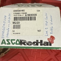 ASCO 8340G001MO 110/120V 150PSI 1/4″ NSMP