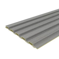 Walls 3/8 In. X 6-1/4 In. X 8 Ft. Short Raised Silver Fox Gray Square Edge Recyc