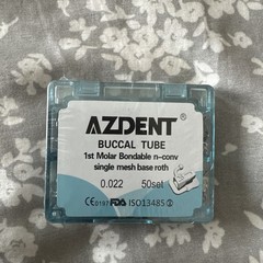 AZDENT Dental Ortho 1st Molar Buccal Tubes /Bracket Braces Mini MBT 0.022 50set