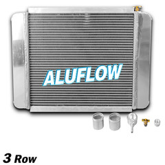 209663B 24″ x 16″ Overall Universal Custom Performance Radiator Kit All Aluminum