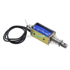 DC12V 300mA 5N/10mm Precise Pull-Push-Type Solenoid Electromagnet JF-0530B