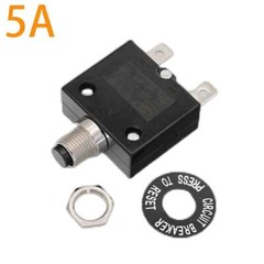 3x Universal 5-50 Amp Push Button Thermal Circuit Breaker 12-50V DC 125-250V USA