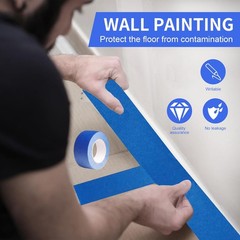 Painters Tape 2 Inch Wide 2 Rolls Blue Masking Tape 55 Yards Per Roll 110 Yds