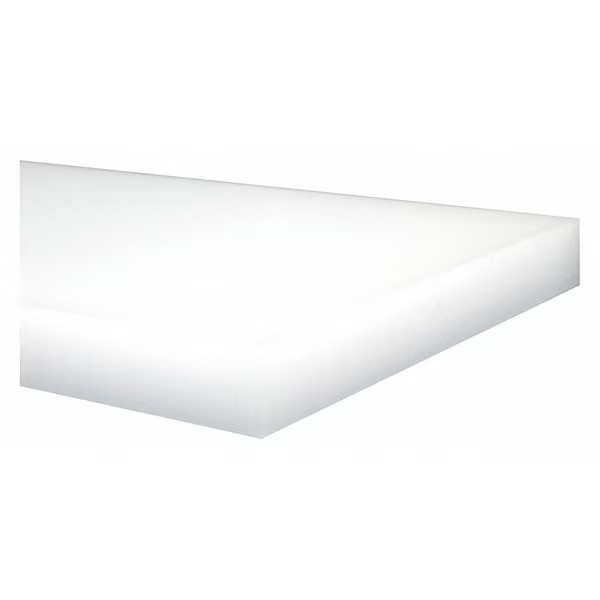 Zoro Select 1Zaj8 Off-White Hdpe Sheet Stock 24″ L X 12″ W X 1.500″ Thick