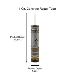 Quikrete Water Resistant Concrete Crack Repair Tube 10 oz.