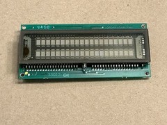 IEE 05464ASSY33011-03 DISPLAY DOT MATRIX 2 X 20 VF FLUORESCENT DISPLAY