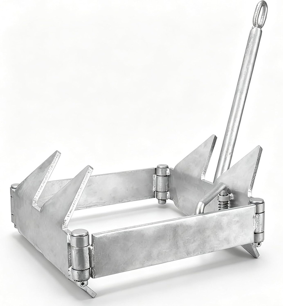 Boat Slide Folding Anchor, Hot Dipped Galvanized Square Sliding