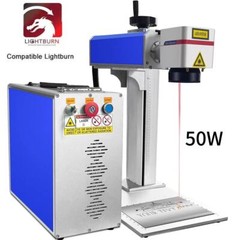 VEVOR 50W Portable Fiber Laser Marking Machine Metal Marker Engraving 7.9×7.9 in