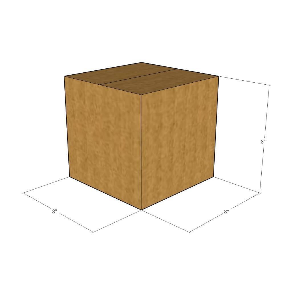 8x8x8 Double Wall Boxes 48 ECT Double-Wall, 200/Pack