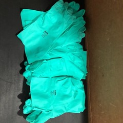 (9 PAIRS) MAPA PROFESSIONAL, STANSOLV NITRILE GLOVES SIZE, 10-10-1/2, FREE SHIP