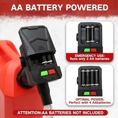 2026 Battery Operated Gas Pump 3.2 GPM Auto-Stop Fuel Transfer Kit