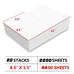 Labels 8.5×5.5(1-4 Reel)Premium Shipping Labels 8.5×5.5 Half-Sheet Self Adhesive