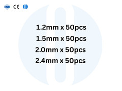 K-Wires Orthopedic Kirschner Wires Pins 200 Pcs Size 1.2mm, 1.5mm, 2.0mm, 2.4mm