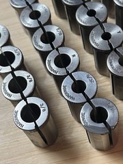 Hardinge HDB-5 drill bushings – 5/8″ OD, many sizes (loc:A2)