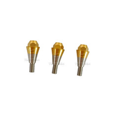Straight multiunit abutment 0 degre made from grade 5 Eli titanium Fits Den-tium