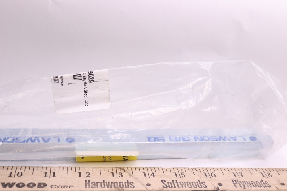 Keystock Square Steel Zinc ASTM A108 3/8″ 9029