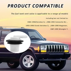 2PCS Fuel Tank Vent Valve And Grommet Kit,Compatible With Wrangler Cherokee G…