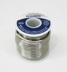 56619 Lucas Milhaupt Wolverine Silvabrite 1/8″ x 1lb 4% Silver 96% Tin Solder