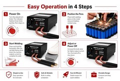 Portable Spot Welder for 18650 8000W Battery Welding Machine DIY Kit