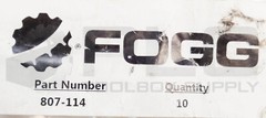 LOT OF 10 NEW FOGG 807-114 RUBBER GRIP RINSERS 1-3/4″L X 1″W X 1-1/8″H