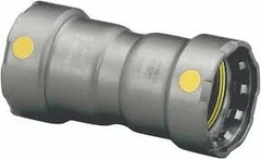 New Sealed Viega 25026 MegaPressG Straight Coupling 2×2 Carbon Steel – New