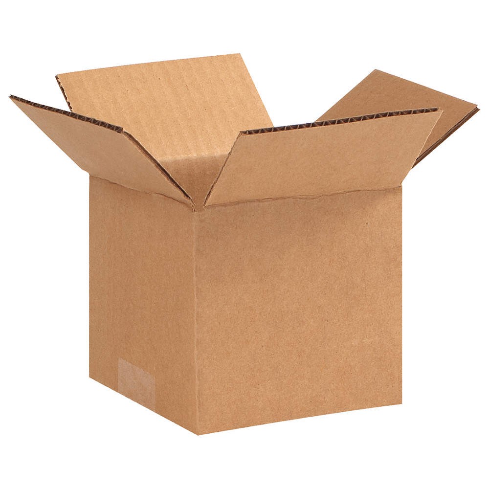 GRAINGER APPROVED 11K582 PK 25 Shipping Box,5x5x4 in 11K582