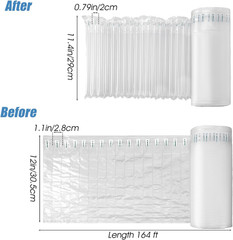 12″ x 200′ Heavy-Duty Bubble Cushioning Wrap Roll for Shipping and Moving