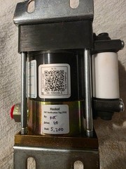 Haskel M-71 Pneumatic Single Acting Hydraulic Inline Piston Pump 8,600 PSI