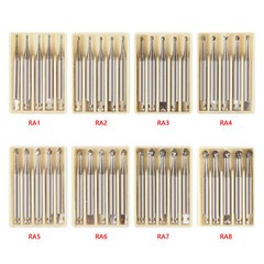 Dental Round Tungsten Steel Carbide Burs RA1-RA8 for Slow Low Speed Handpiece ty