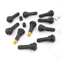 Quacc 10 PCS TR413 Rubber Snap-in Tire Valve Stems Sturdy Replacement Tyre Va…