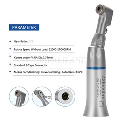 Dental Contra angle Handpiece Latch E type Slow low speed Fit NSK Motor YPWJ